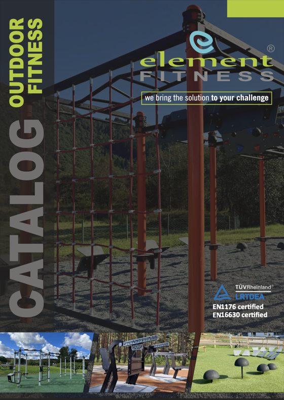 Naslovnica kataloga Element Fitness Outdoor 2025